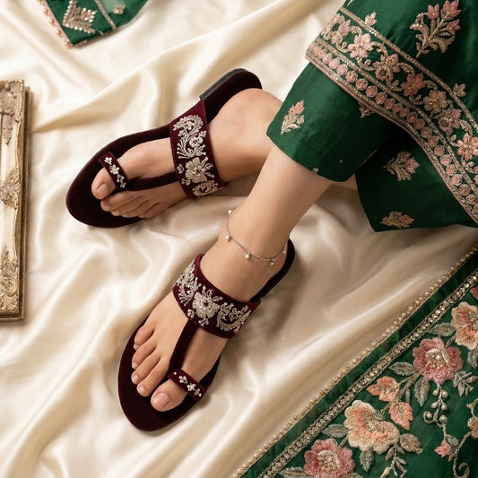 K 108 Maroon & Silver