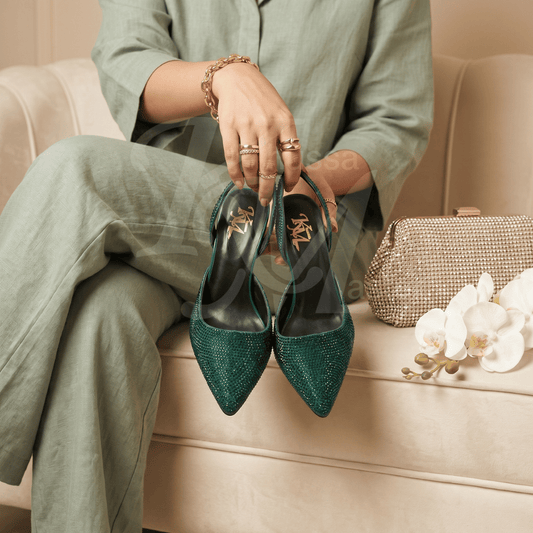 Mules-Dark Green