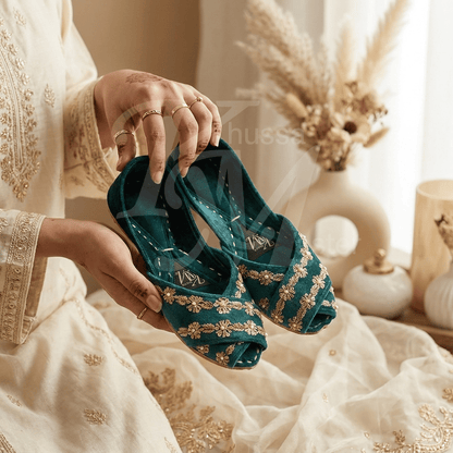 Areez-Teal Green