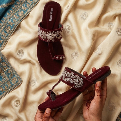 K 108 Maroon & Silver