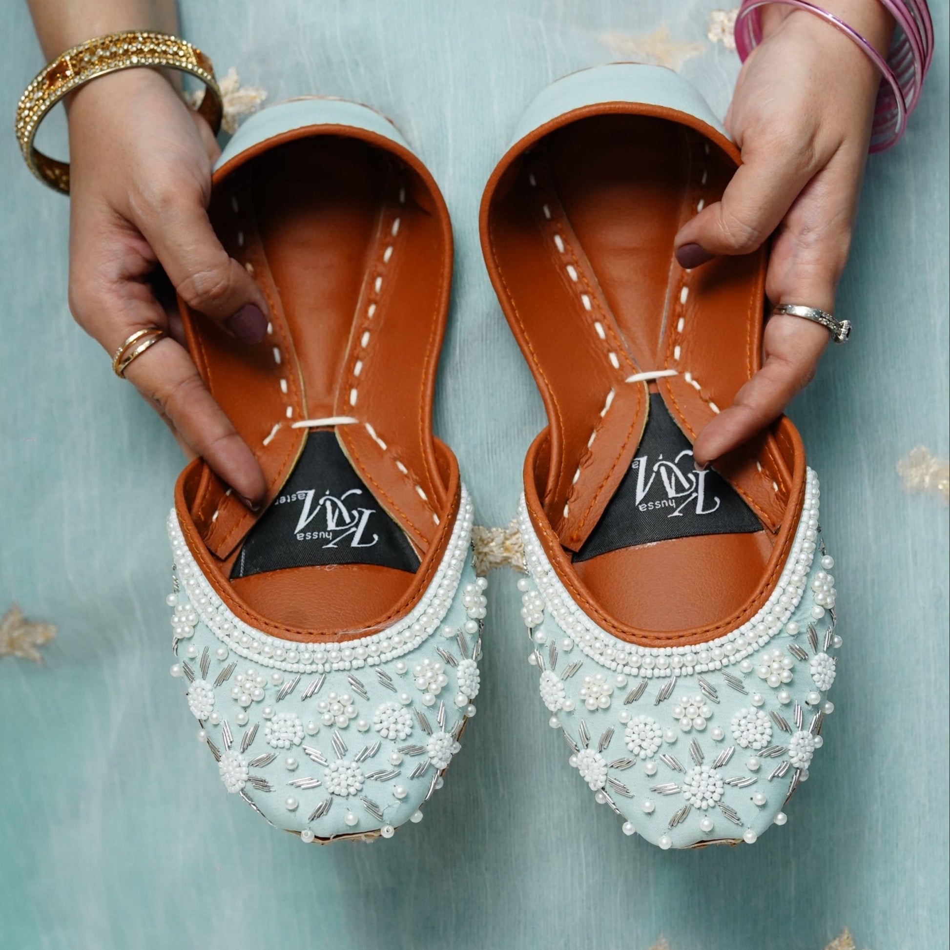 CHANDNI SKY BLUE - Khussa Master